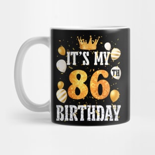 Its My 86Th Birthday Happy 1938 Birthday For Men Women Mug